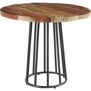 Coastal Reclaimed Wood Round Dining Table 90cm